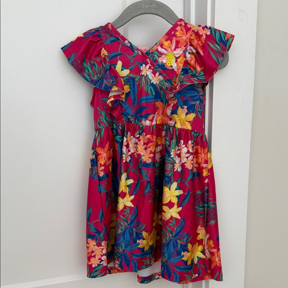Tommy Bahama Vibrant Floral Kids Dress